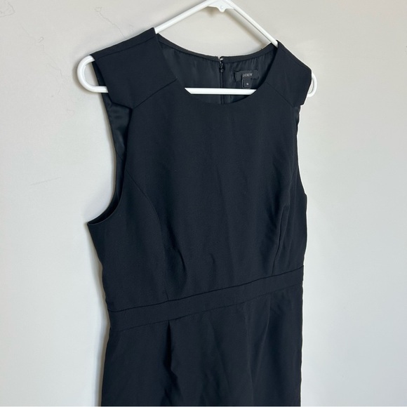 Women’s J.Crew 100% Wool Black Sheath Dress, Size 10 - Picture 2 of 8